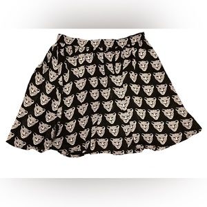 Alice Moon Boutique Leopard Print Skater Skirt - Size M